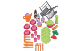Набор Smoby Ecoiffier Bubble Cook - 50 аксесcуаров для кухни