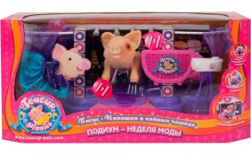 Подиум для поросячьей недели моды Toy Teck