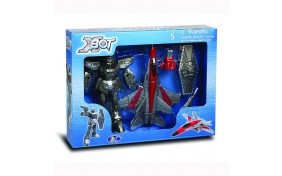 Робот X-bot трансформер (15 см) - самолет, воин