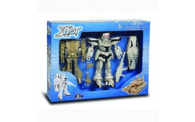 Робот-трансформер X-bot (15 см) - танк (бежевый), воин