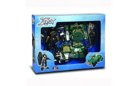 Робот-трансформер X-bot (15 см), танк (зеленый), воин