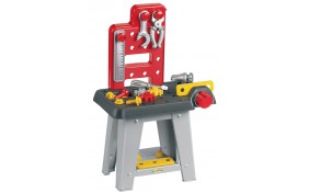 Набор Smoby Ecoiffier Mecanique Мини-мастерская: верстат, тиски, молоток