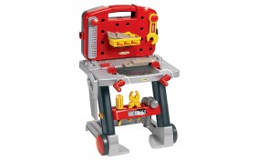 Набор Smoby Ecoiffier Mecanique Мастерская: верстат, отвертка, винты, молоток