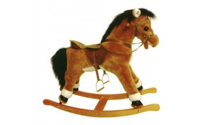 Качалка Jolly Ride Моя лошадка - коричневая, 70 см