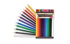 Цветные карандаши (12 цветов) Melissa & Doug