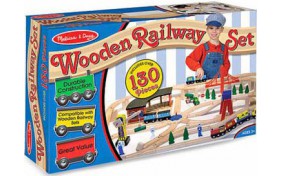 Деревянная железная дорога Melissa & Doug