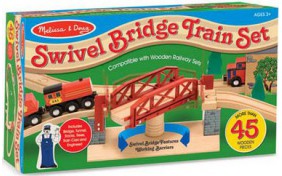 Деревянный набор "Железная дорога" Melissa & Doug