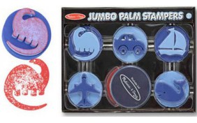 Набор штампов Melissa & Doug "Голубые штампики"