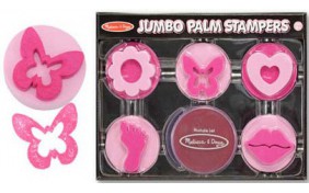 Набор штампов Melissa & Doug "Розовые"
