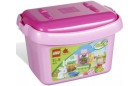 Розовое ведерко с кубиками Lego Duplo