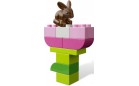 Розовое ведерко с кубиками Lego Duplo