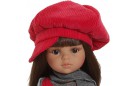 Кукла модница Paola Reina Кэрол в красном берете - 32 см