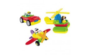 Конструктор Tomy самолет/вертолет/машинка