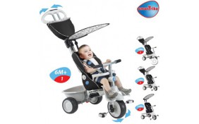 Велосипед Smart Trike Recliner Stroller 4 в 1 - черный