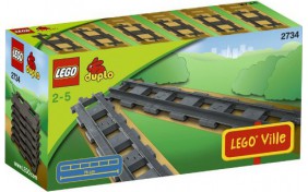 Прямые рельсы Lego Duplo