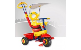Велосипед Smart Trike Plus 3в1 - желто-красно-синий
