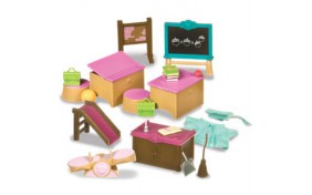 Игровой набор "Классная комната и игровая площадка" LI'L WOODZEEZ