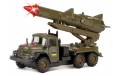 Автомодель Технопарк - ЗИЛ-131 Военный с ракетой 