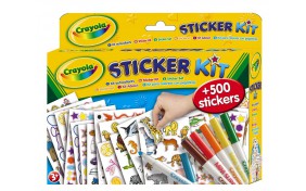 Набор для творчества с фломастерами Crayola Наклейки
