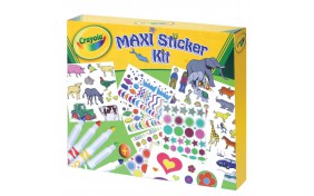 Большой набор для творчества с фломастерами Crayola 'Наклейки'