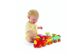Цирковой паровоз с кубиками Fisher-Price