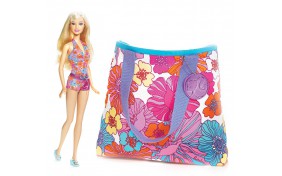 Кукла Barbie Летняя с сумкой для девочки