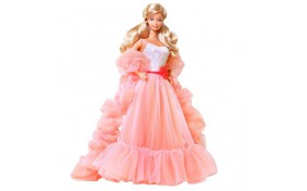 Коллекционная Кукла Barbie в персиковом платье