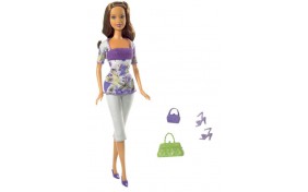 Кукла Barbie с аксессуарами 2008 - в штанах