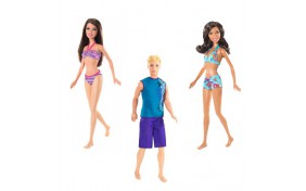 Набор Barbie Пляжный Тэрэза плюс Кен и Никки