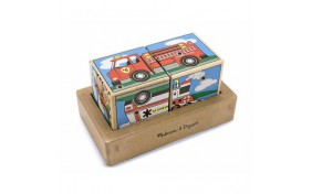 Звуковые кубики Машинки Melissa & Doug