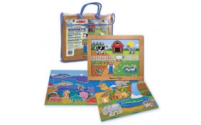 Магнитная доска Животные Melissa & Doug