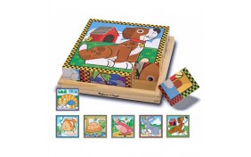 Кубики Домашние животные Melissa & Doug