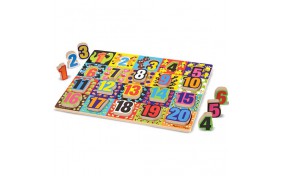 Формовой пазл Числа Melissa & Doug
