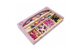 Счастливые сердечки - набор для бус Melissa & Doug