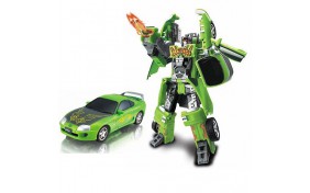 Робот-трансформер Roadbot Greenbot Toyota Supra - 1:32
