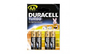 Батарейка Duracell TURBO AA - 4 шт