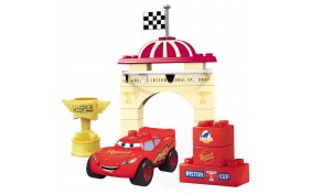Набор с машинкой Mega Bloks Кубок, Серия Тачки