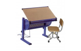 Комплект мебели GoodWin стол KD-1121 и стул KD-H04 Sun - бук 