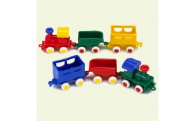Паровоз с двумя вагонами Viking Toys - 27 см