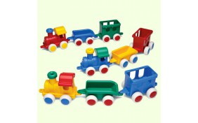 Паровоз с двумя вагонами Viking Toys - 32 см
