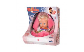 Рюкзак-переноска-мягкая люлька Oh! Baby 2в1 с куклой - Серия О! Беби - 40 см