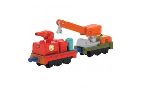Детская железная дорога Learning Curve Спасательный и пожарный вагоны Chuggington