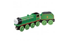 Паровозик Генри с прицепом Learning Curve Thomas & Freands Wooden Railway