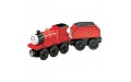 Thomas & Freands Wooden Railway Паровозик Джеймс с прицепом Learning Curve