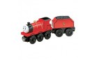 Thomas & Freands Wooden Railway Паровозик Джеймс с прицепом Learning Curve