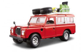 Авто-конструктор Bburago Land Rover 1971 - красный 1:25