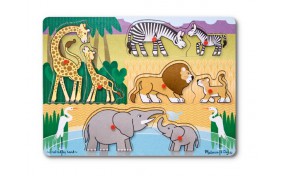 Рамка-вкладыш Угадай африканское животное Melissa & Doug 
