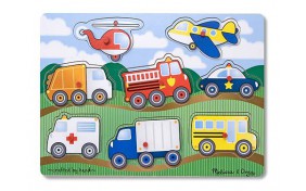Рамка-вкладыш Угадай машинку Melissa & Doug