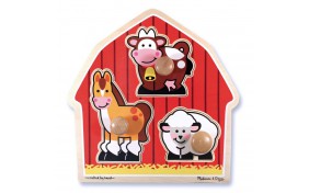 Формовой пазл Melissa & Doug Животные с фермы 