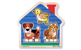 Формовой пазл Melissa & Doug Домашние животные 